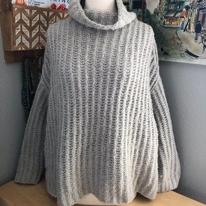 FREE PEOPLE Wool Blend Cowl Neck Sweater